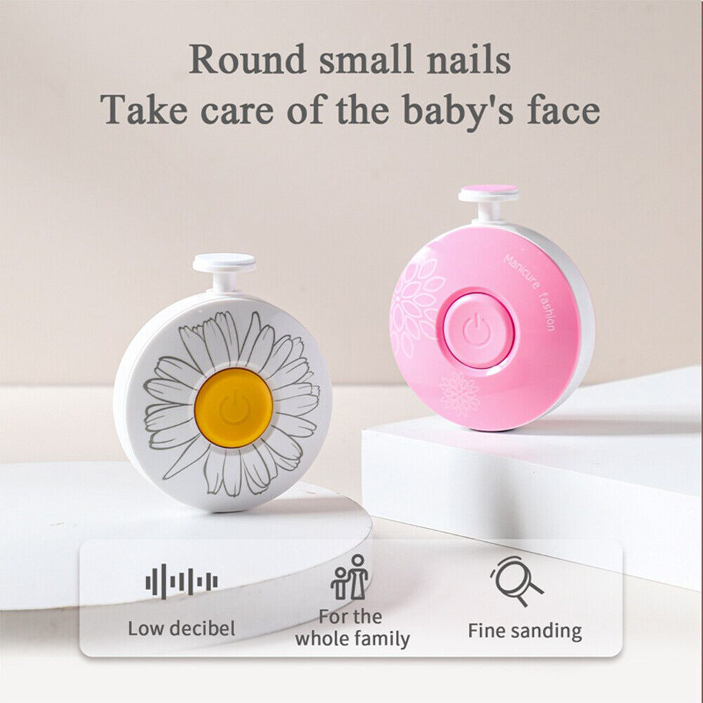 RoyaleGlow Baby Nail Trimmer with 6 Grinding Heads