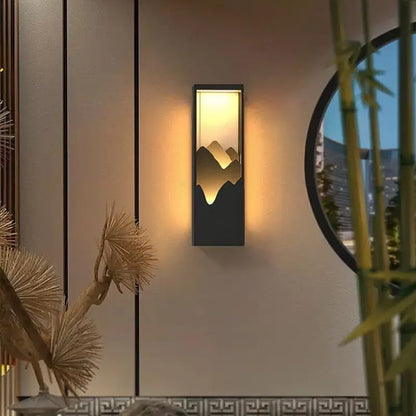 RoyaleGlow Modern Outdoor Wall Sconce Light-Nordic Garden Patio Fixture