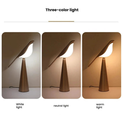 LuxRoyale Magpie Light Rotatable Lamp Head Three Brightness Levels Acrylic Metal
