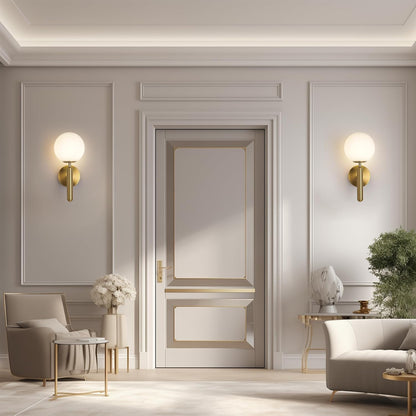 Lumora Modern Wireless Dimmable LED Wall Lamp with Touch Control