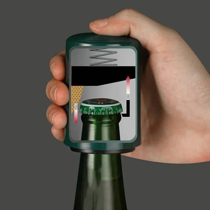 Royaleva Automatic Bottle Cap Opener with Magnetic Catch