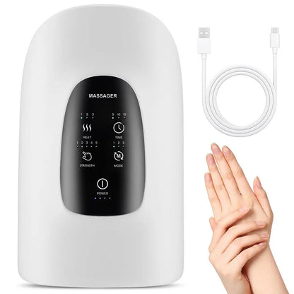 RoyaleGlow Hand Massager with Heat and Airbag Therapy