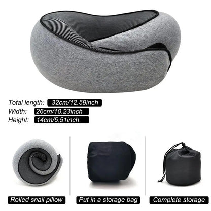 Luxora Travel Neck Pillow with Memory Foam Support