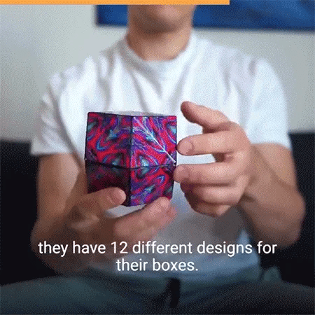 Luxora Changeable Magnetic Magic Cube - 70+ Shapes Puzzle