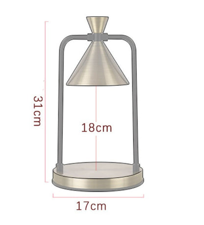 RoyaleGlow Dimmable Candle Warmer Lamp for Jar Candles - Flameless & Soot-Free Wax Melting