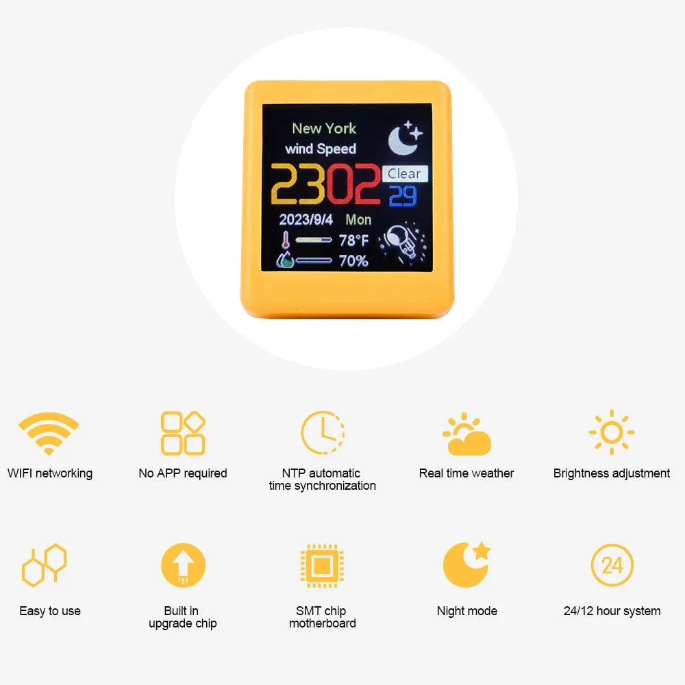 Luxora Wifi Weather Station with Real-Time Updates and Display
