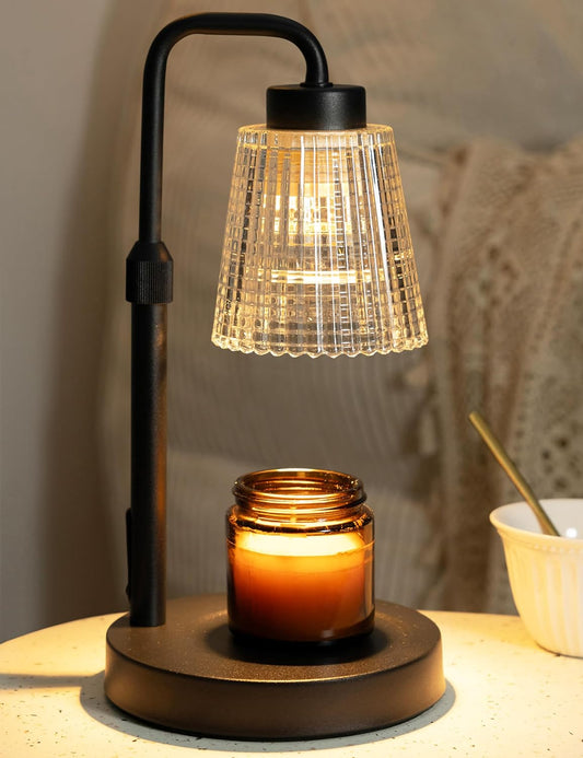 RoyaleGlow Dimmable Candle Lamp Warmer with Timer