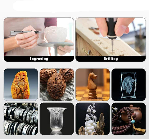 Luxora Cordless Engraving Pen Works Seamlessly on 50+ Surfaces