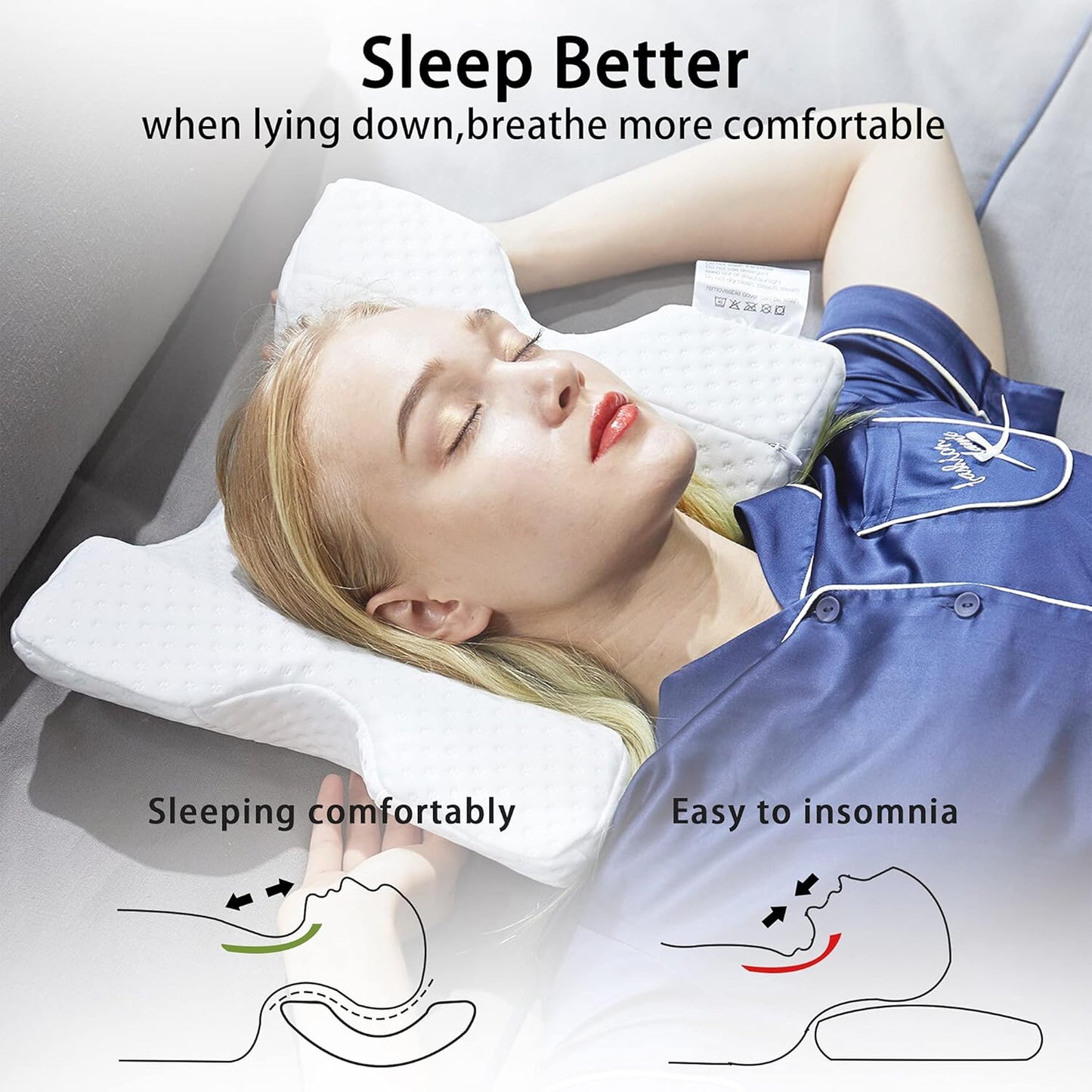 Royaleva Ergonomic Arm Pillow for Comfortable Cuddling