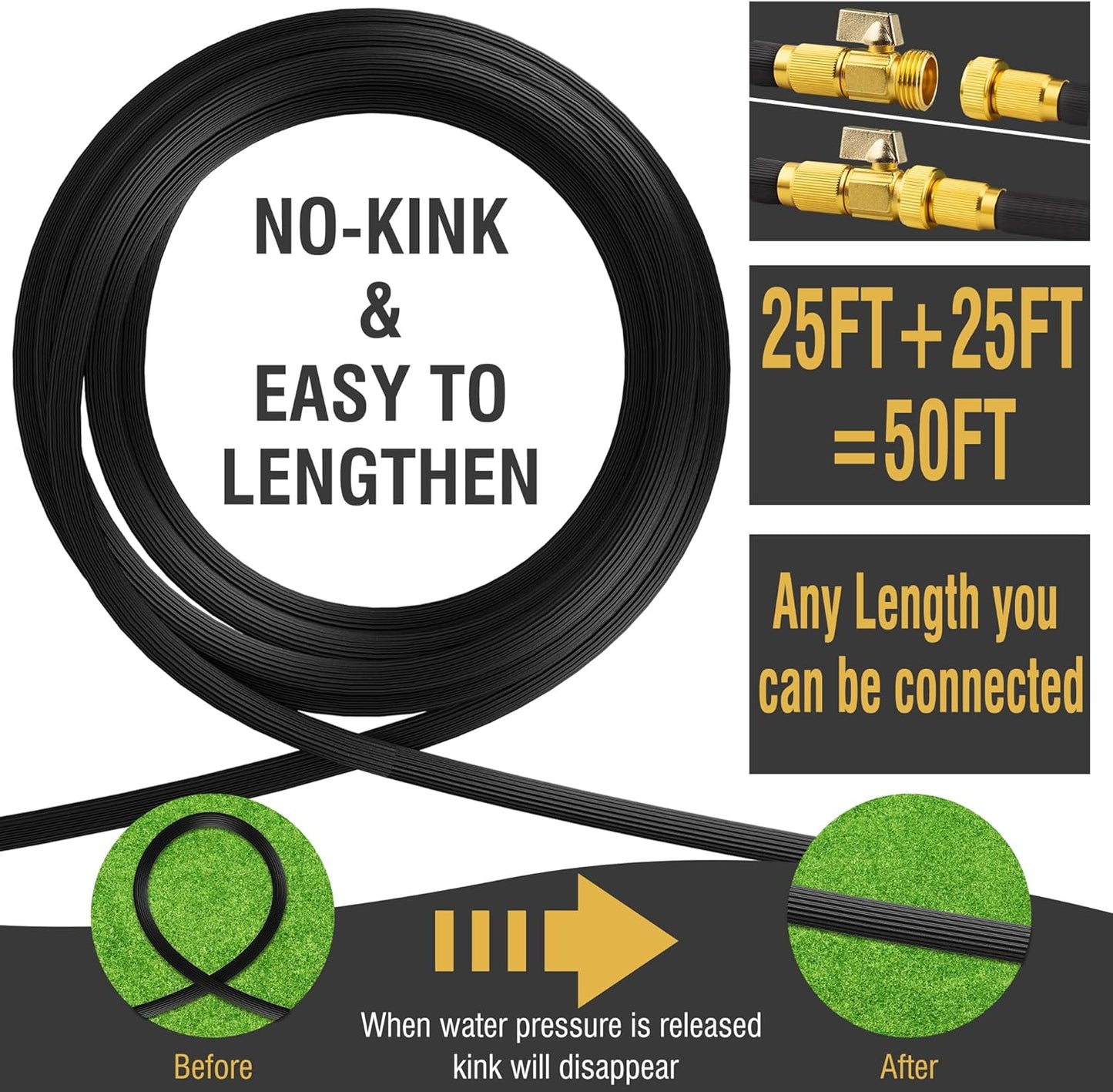 Royaleva Expandable Garden Hose With 10 Functions Spray Nozzle