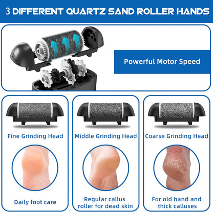 Luxora Electric Callus Remover 16-in-1 Professional Kit