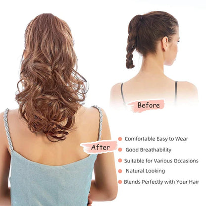 Luxora Long Ponytail Clip On Hair Clamp Extension 22 Inch