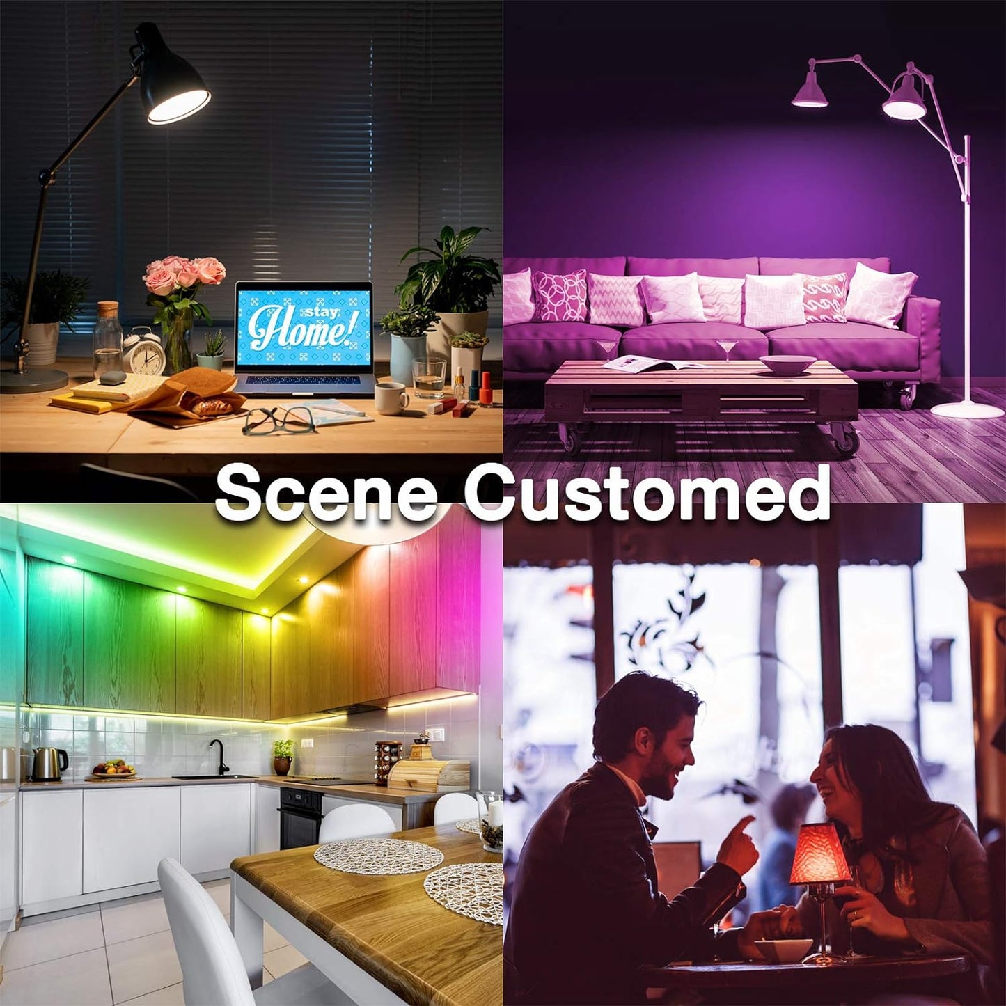 Luxora WIFI Led Smart Light Bulbs with 16 Million Colors
