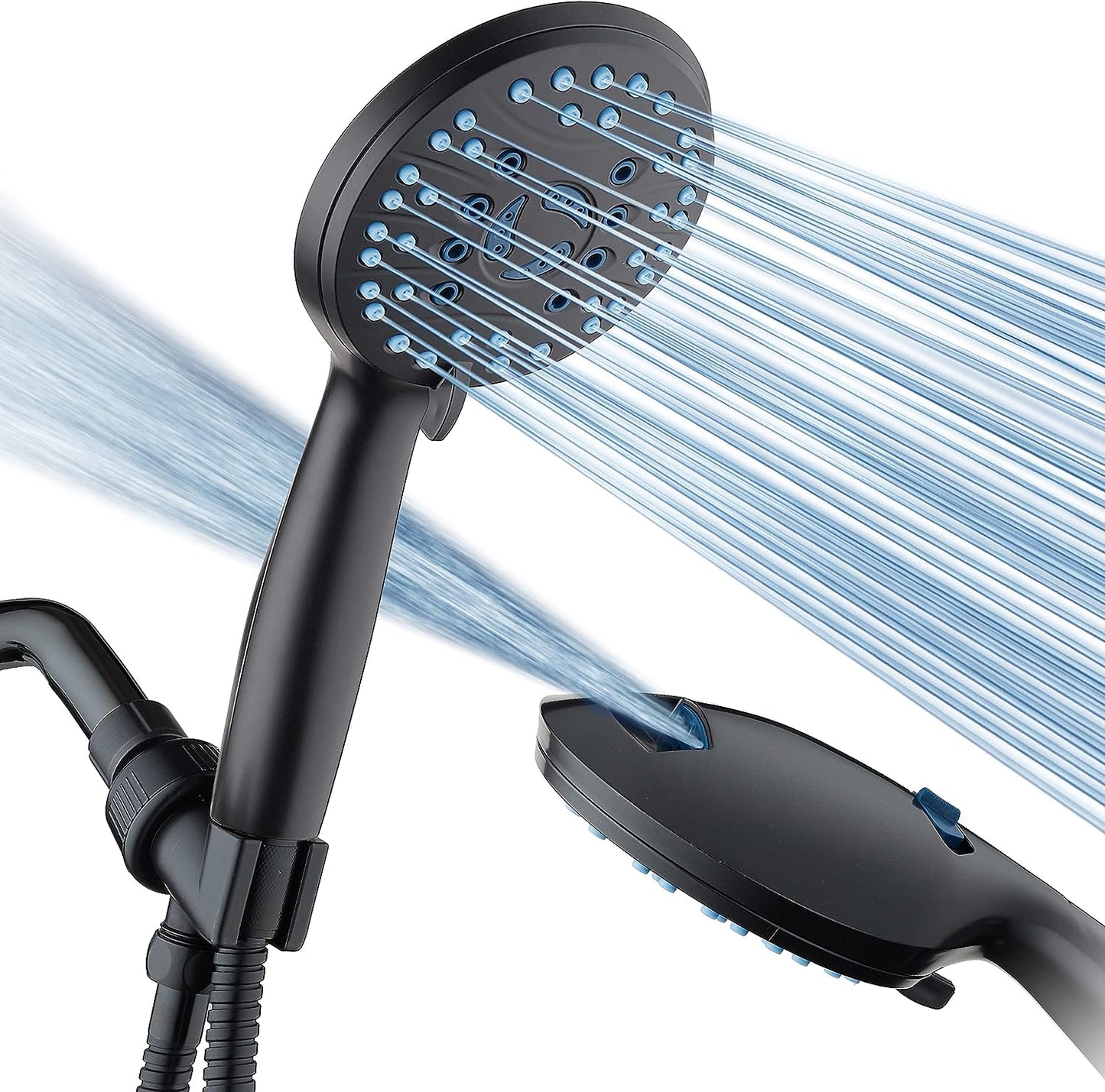 Luxora Adjustable Pressure Handheld Shower Head With A Hose
