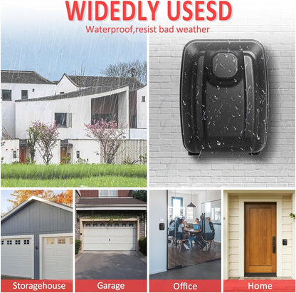 Luxora Weatherproof Anti-theft Key Lock Box with Adjustable Code for Indoor and Outdoor Use