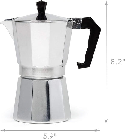 Royaleva Classic Stovetop Espresso Maker Moka Pot for Brewing