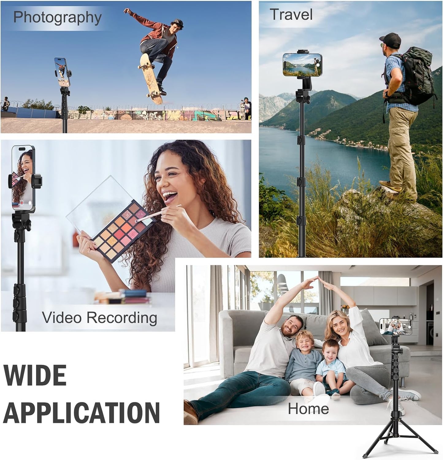 Luxora Portable Tripod Mount Stand for Cell Phone & Camera