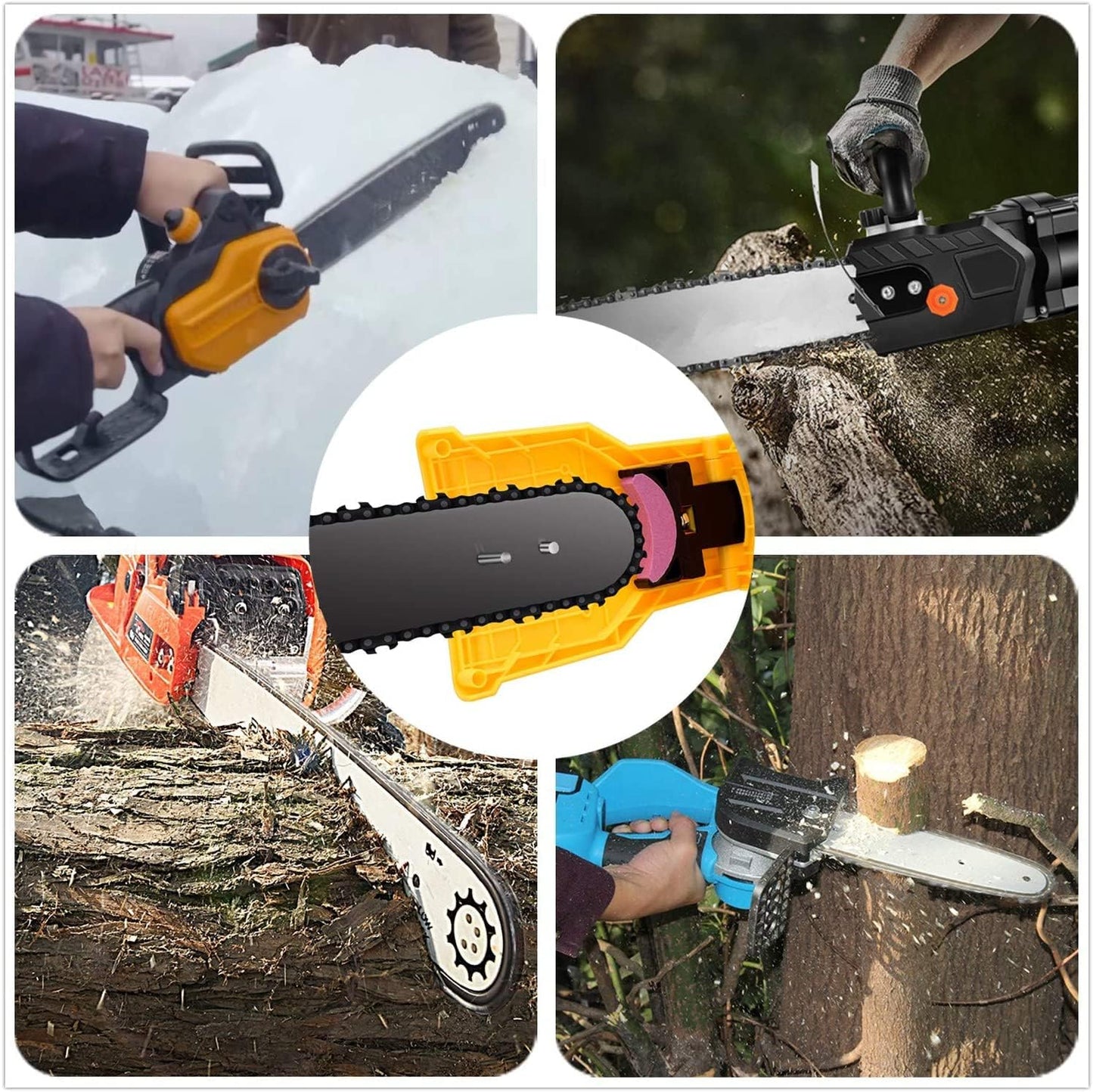 Royaleva Chainsaw Teeth Sharpener for Fast Precision Cuts