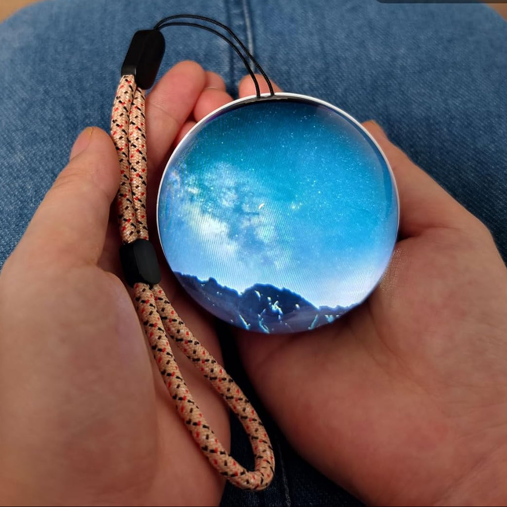 RoyaleGlow Digital Memory Sphere – Personalized Photo & Video Display Globe