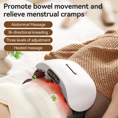 Luxora Abdominal Massager with Heat Therapy & Dual Discs