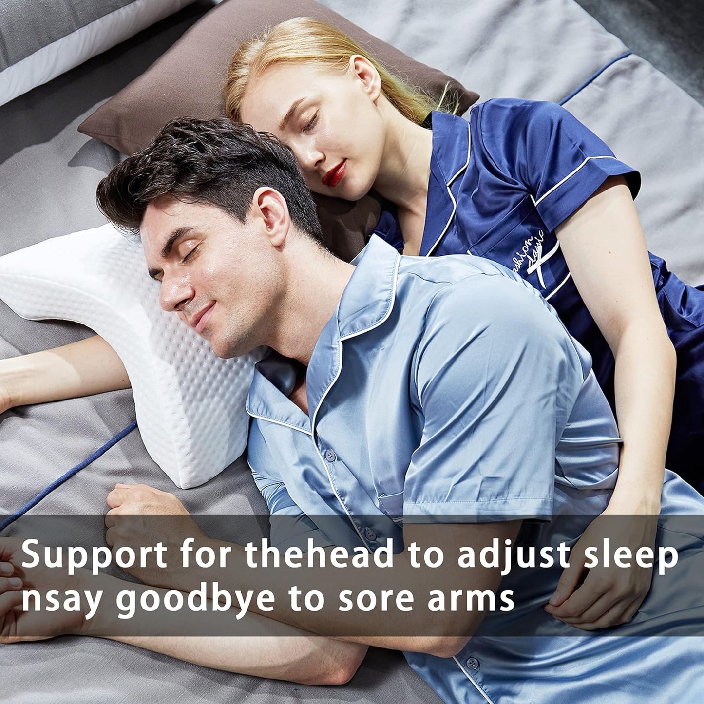Royaleva Ergonomic Arm Pillow for Comfortable Cuddling