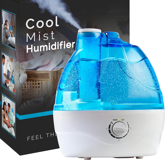 RoyaleGlow Cool Mist Humidifier with 2.2L Tank Capacity