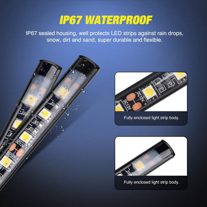 RoyaleGlow Cargo Pickup Truck Truck Bed Lights 60 Inch Strip