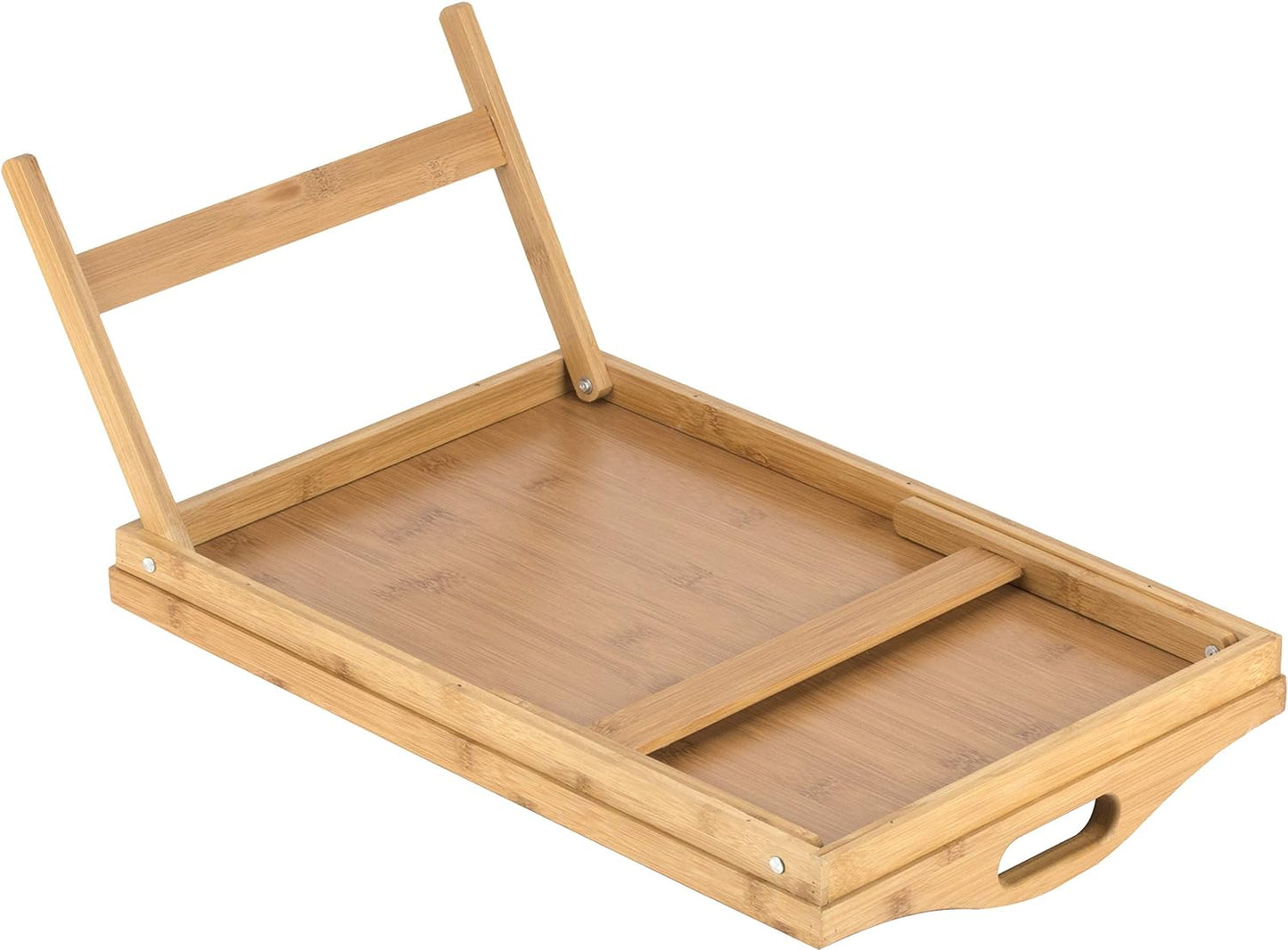 Royaleva Bed Table Tray with Folding Legs - Bamboo Design