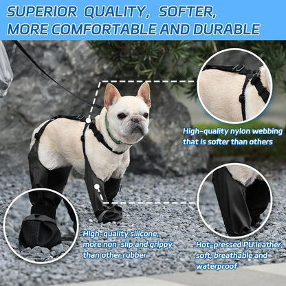 Luxora Adjustable Dog Boots for All-Terrain Protection