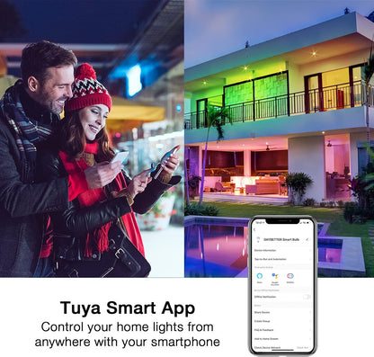Luxora WIFI Led Smart Light Bulbs with 16 Million Colors