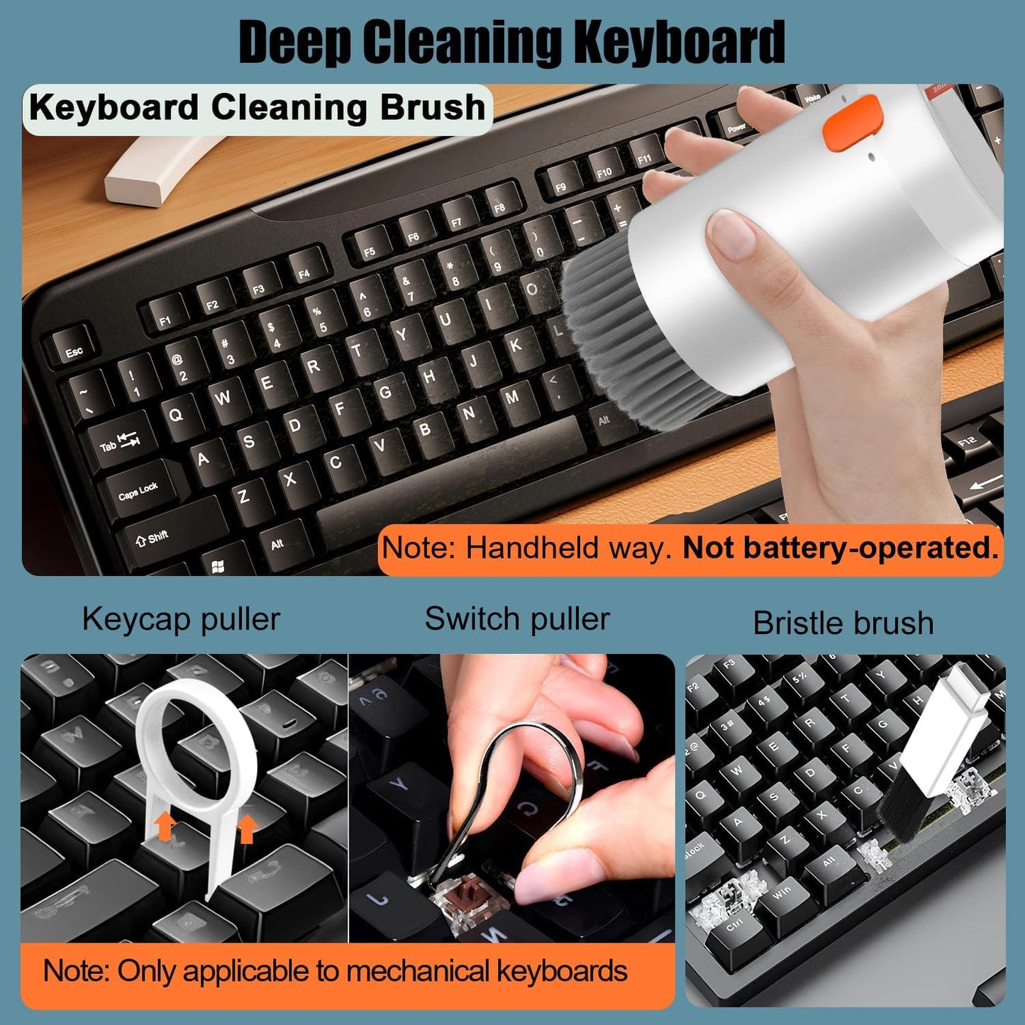 Royaleva 20-In-1 Keyboard Earbuds Cleaning Kit Tools
