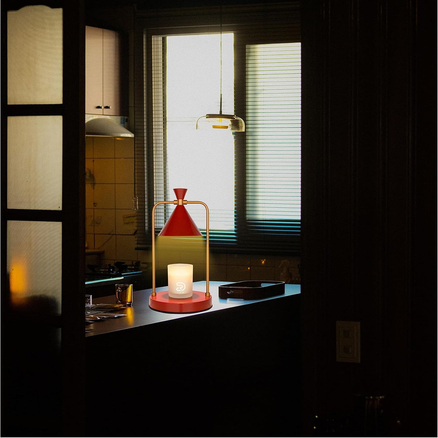 RoyaleGlow Dimmable Candle Warmer Lamp for Jar Candles - Flameless & Soot-Free Wax Melting