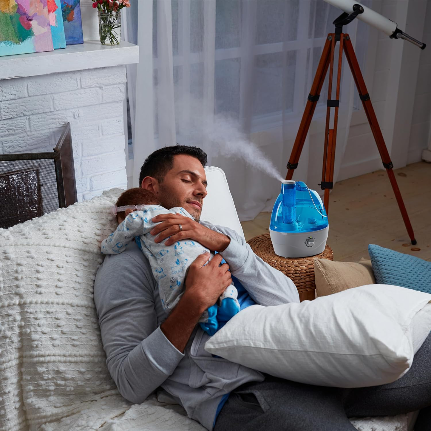 RoyaleGlow Cool Mist Humidifier with 2.2L Tank Capacity