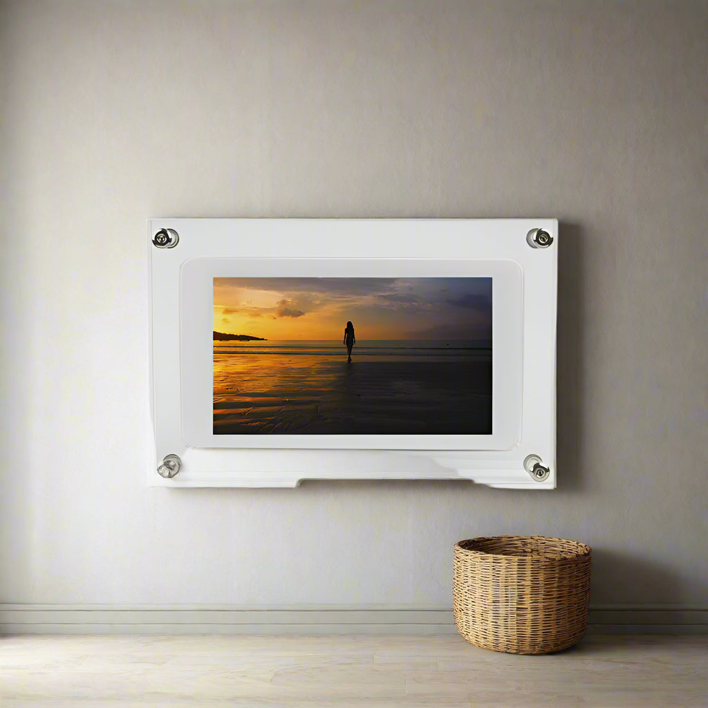Royaleva Motion Video Frame – Acrylic Digital Display, Customizable & Rechargeable - 5inches / Plug