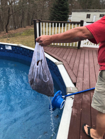 Royaleva Pool Leaf Vacuum, Large Pool Leaf Sucker for Inground and Above Ground Swimming Pools (Blue)