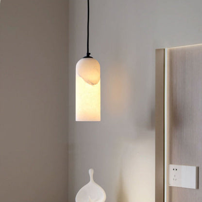 Royelux Modern Natural Marble Wall Sconce - Elegant Stone & Brass Wall Light