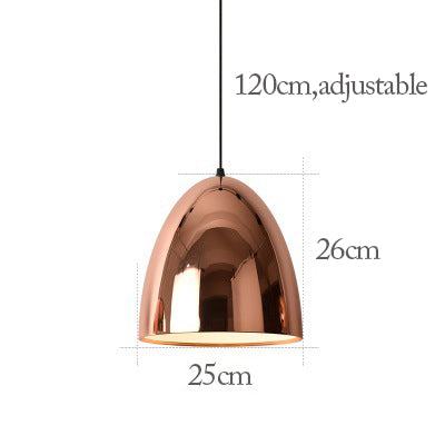 Royelux Modern Copper Pendant Light for Kitchen Island Dining Room Entryway Lighting