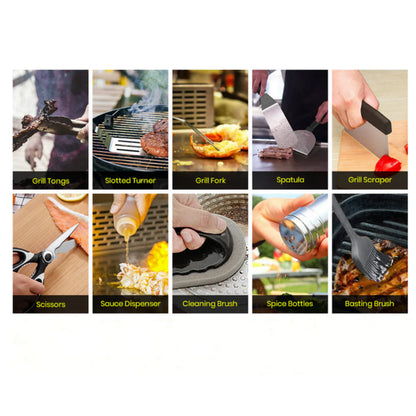 Luxora Complete High-Quality BBQ Griddle Accessories Tool Kit 30PCS