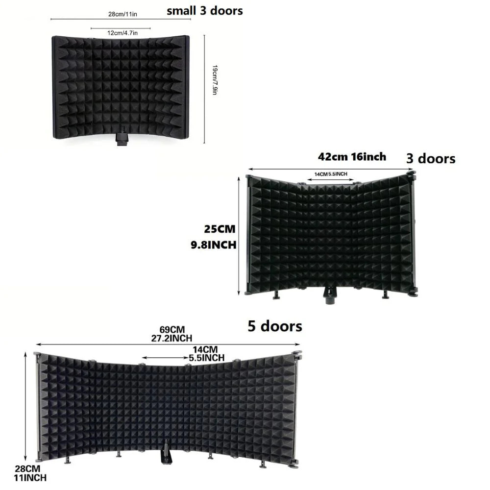 Royaleva Voice Recording Sound Isolation Booth Noise Shield