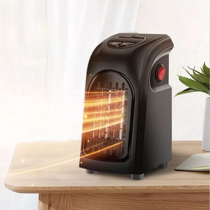 RoyaleGlow Portable Plug-In Electric Fan Heater with Thermostat