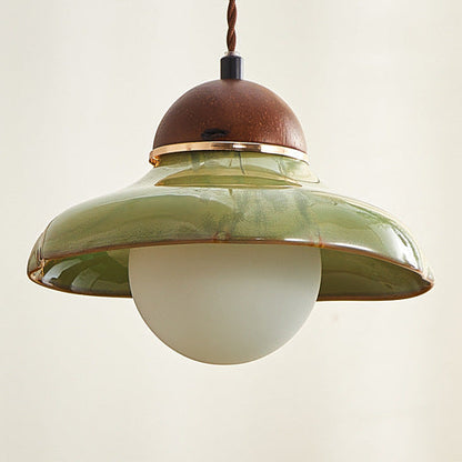 RoyaleGlow Ceramic Bowl Pendant Light-Modern Kitchen Island Lighting