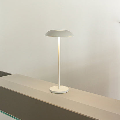 Royallure Iron Cordless Elegance Lamp - Touch Control & Rechargeable Battery - Matte White