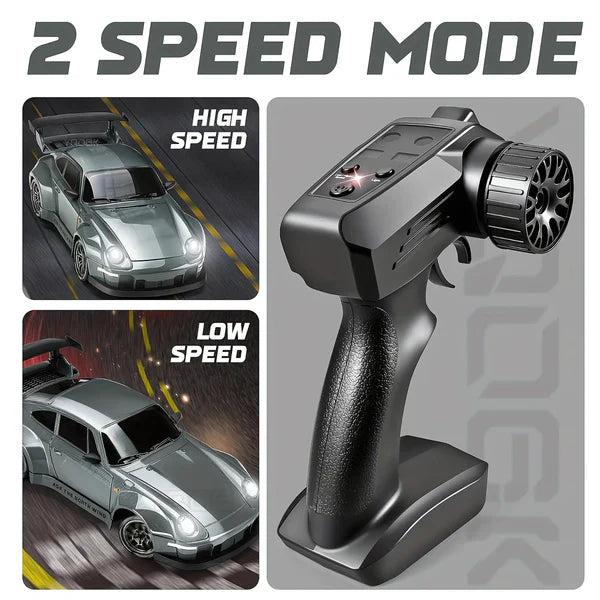 Luxora Retro Drift Master – 4WD RC Car with LED Lights