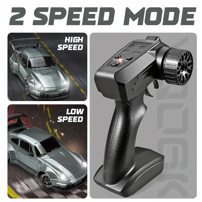 Luxora Retro Drift Master – 4WD RC Car with LED Lights
