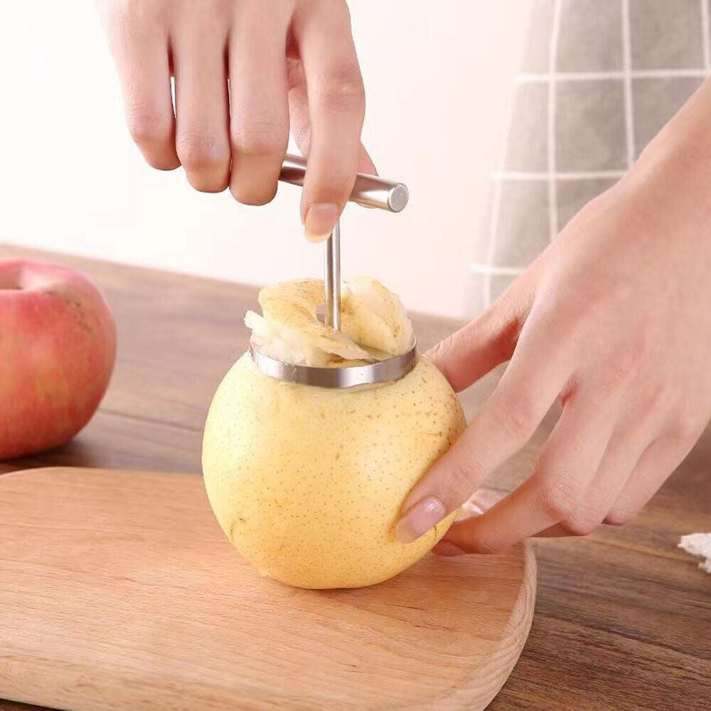 RoyaleGlow Stainless Steel Multifunction Apple Pear Core Separator Kitchen Tool