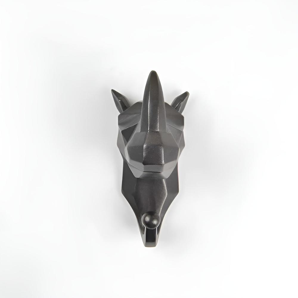 RoyaleGlow Animal Head Wall-Mounted Key Holder Decor