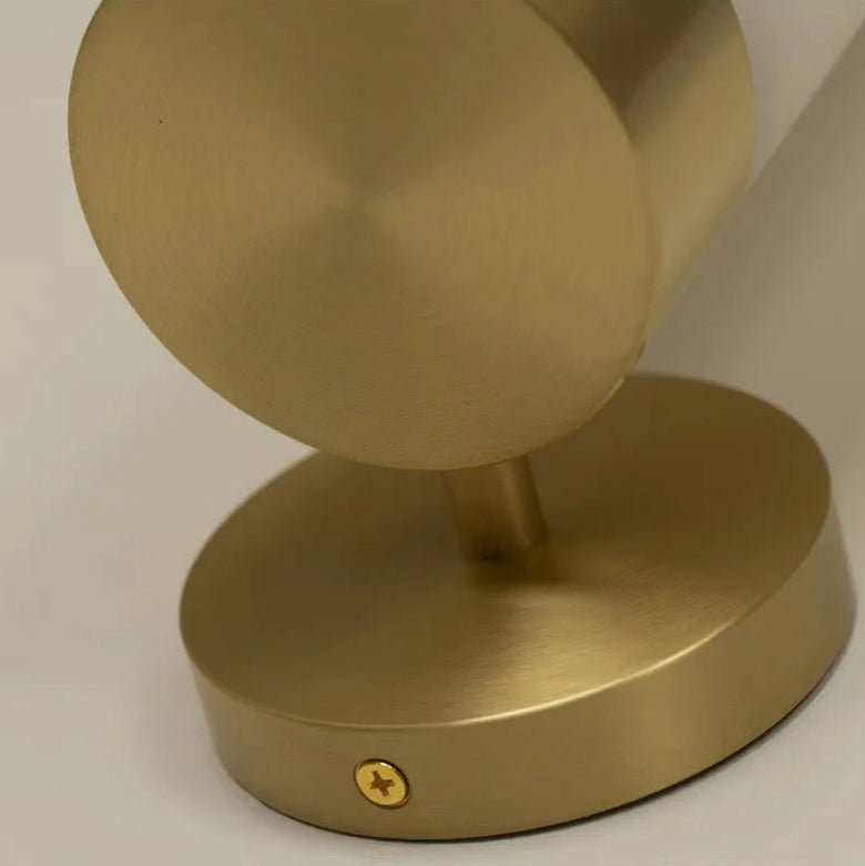 RoyaleGlow Modern Brass & Alabaster Wall Sconce - Elegant Up/Down Lighting