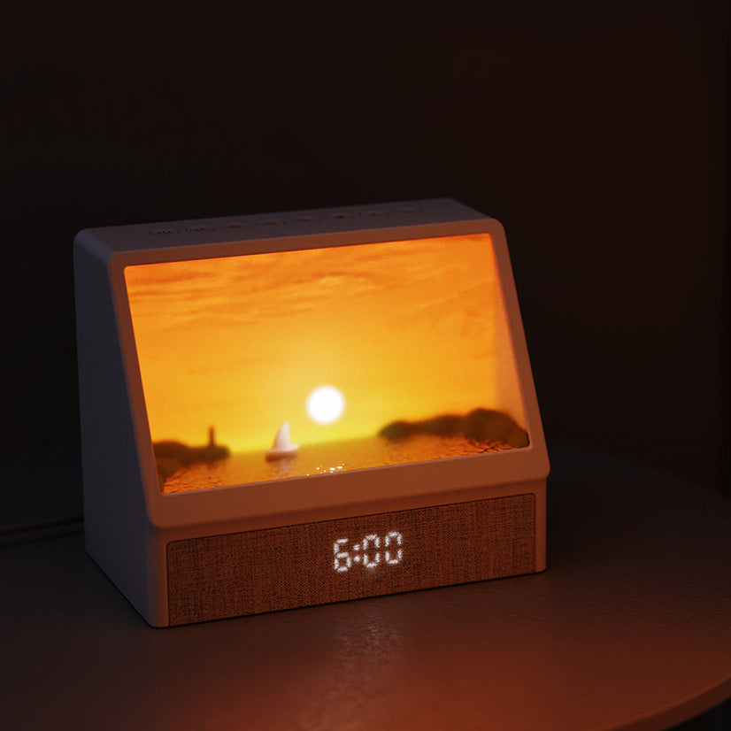 Royelux Sunrise Alarm Clock with Nature Sounds, Wake Up Light & Sleep Aid