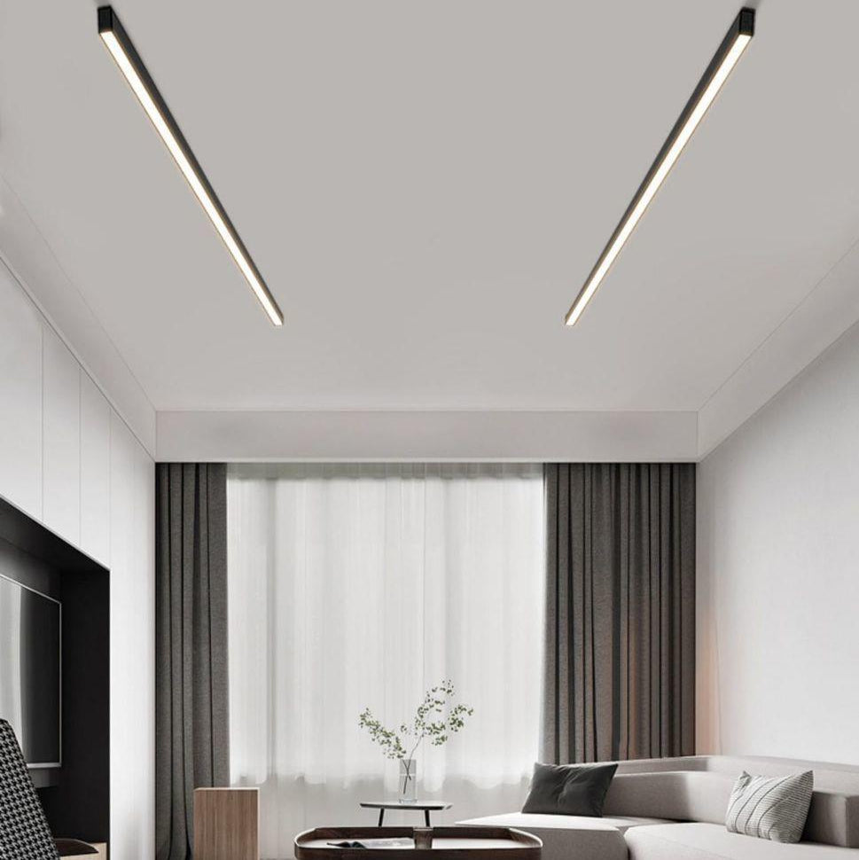 RoyaleGlow 47 Inch Modern LED Linear Pendant Light for Office & Commercial Spaces