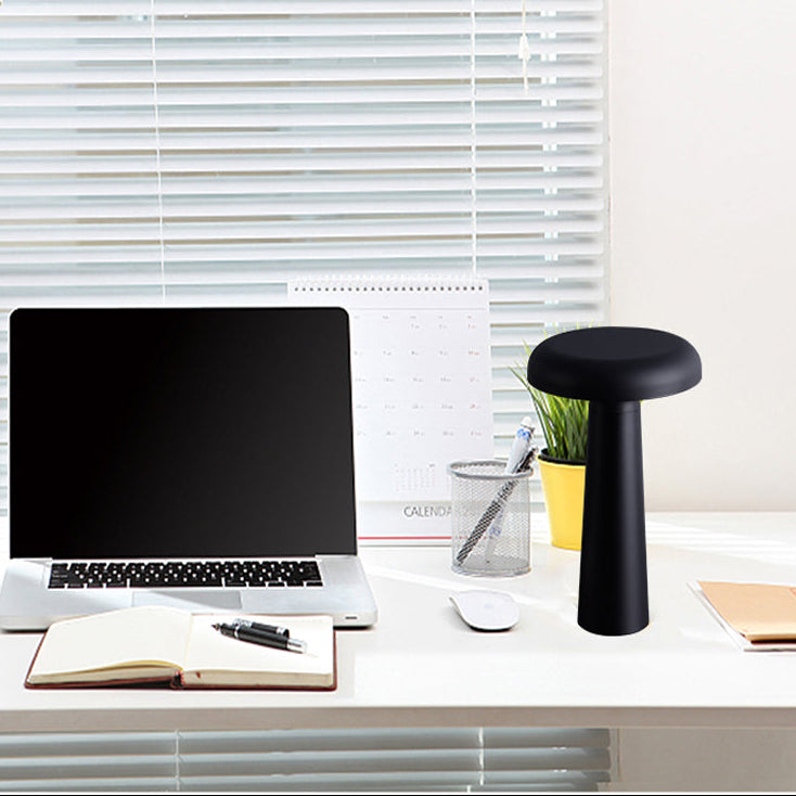 Royelux Cordless LED Table Lamp - Dimmable, USB Rechargeable, Mushroom Design